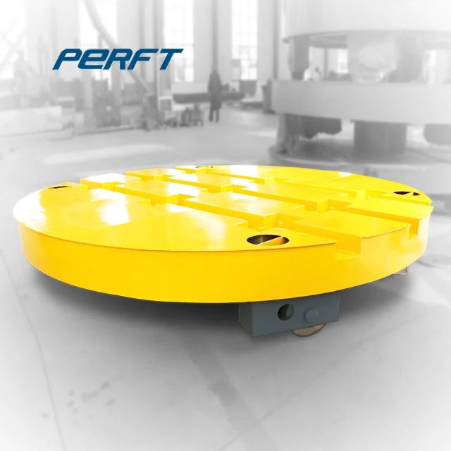 Easy Operated Heavy Load Turntable Transfer Cart On Rail 360 Rotating Trolley best