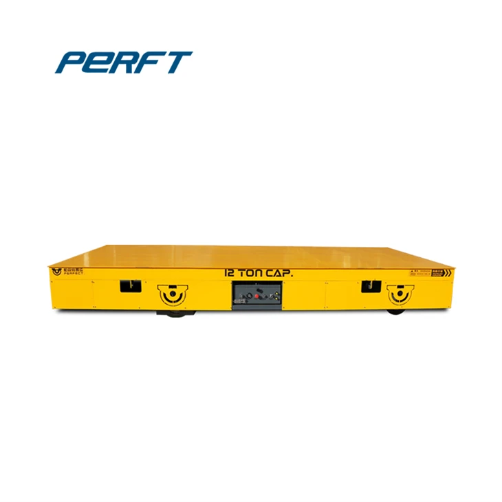 Low Voltage Rail Transfer Cart For Foundry Workshop