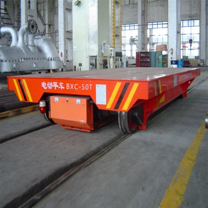 Remote Control Battery Heavy Duty Transfer Cart For Warehouse