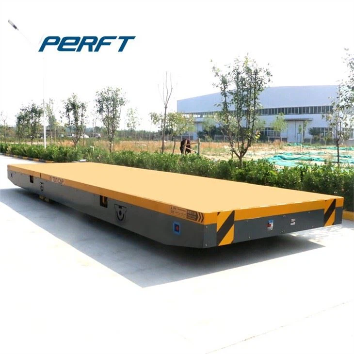 50tons Heavy Load Trackless Transfer Trolley For Steel Plant