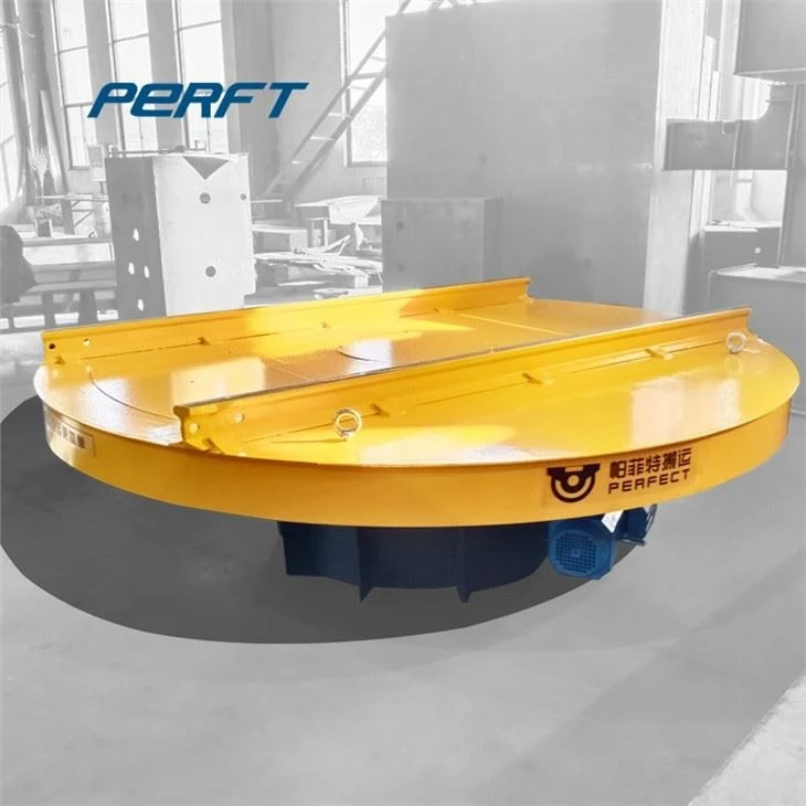 20tons Rail Turnrable Transport Heavy Steel Plates And Beams