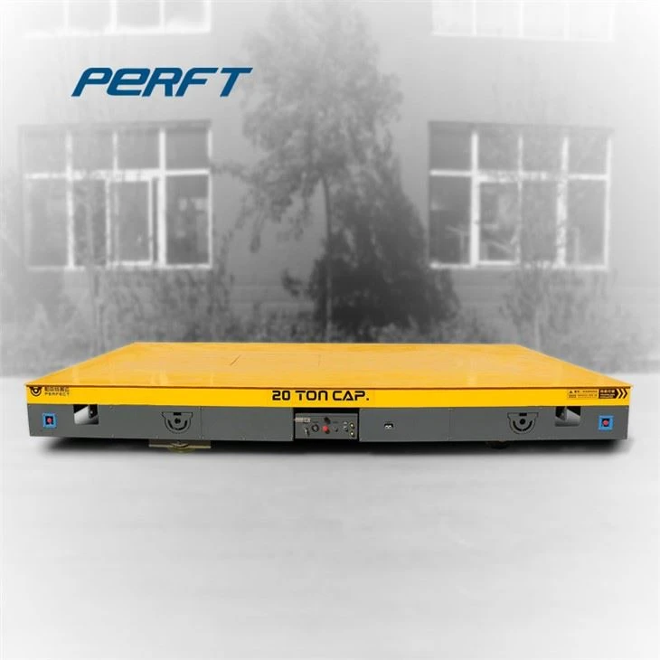 Load 20T Heavy Duty Motorized Trolley For Warehouse Move 3tons Structural Equipment