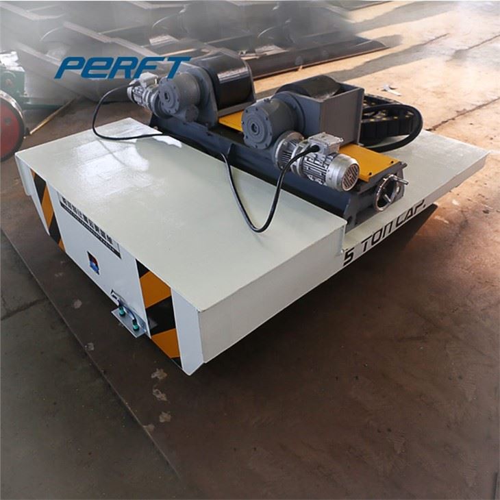Capacity 15 Tons Rail Transfer Cart To Move Heavy Parts For Shipyard