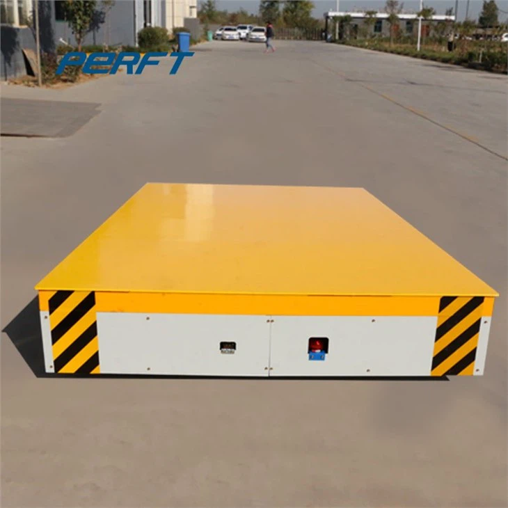 Battery Operated Trackless Transfer Trolley 30 Ton